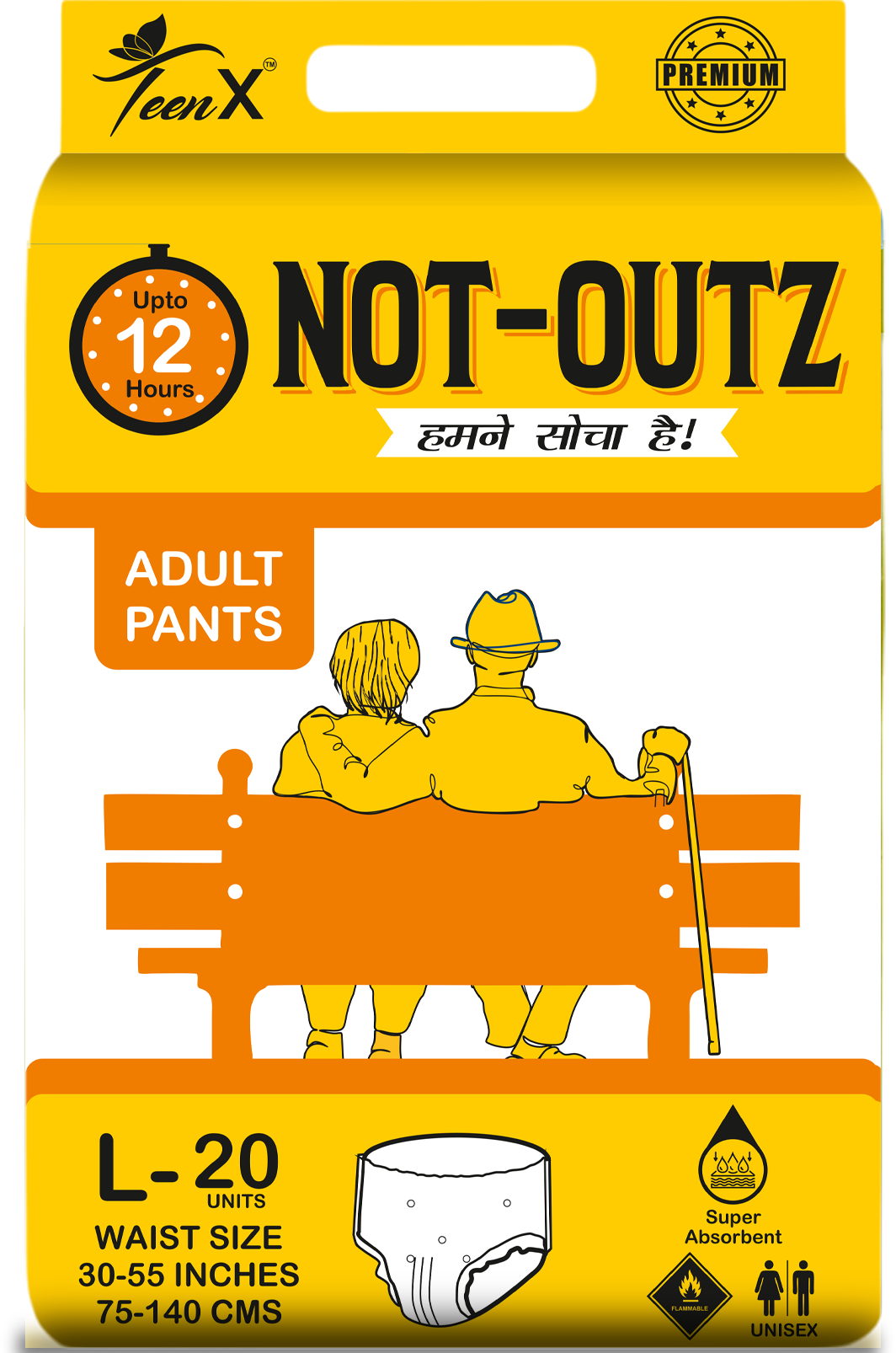 NOT OUTZ ADULT PANTS